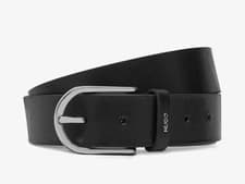 Image of Hugo Boss Womens Zoey Leather Belt Black 85cm-32 ( fits 30”) Brand New