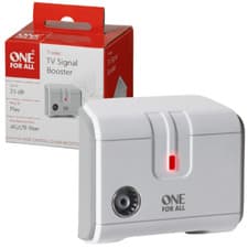Image of ONE FOR ALL - ONE WAY SIGNAL BOOSTER FOR TV AND RADIO DIGITAL AMPLIFIER - SV9601