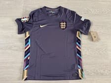 Image of ENGLAND EURO 2024 Football Away Shirt - Men’s Size Large With Sleeve Badges BNWT