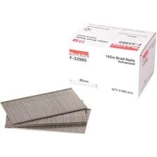 Image of Makita Straight 16 Gauge Finishing Brad Nails 45mm Pack of 2000
