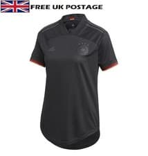 Image of Germany Womens Away Shirt 2021-22 UK sizes Adidas