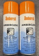 Image of 2x Ambersil 31592-AA Amberclens Anti-Static Foaming Cleaner 400ml