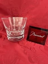 Image of NEW FLAWLESS Glass BACCARAT France Crystal BIBA DOF DOUBLE OLD FASHION TUMBLER