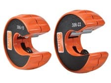 Image of Bahco BAH306PACK Pipe Cutters, Orange, 15mm & 22mm
