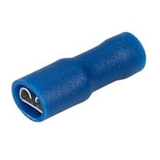 Image of TruConnect 4.8mm Blue Insulated Receptacle Pack of 100