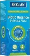 Image of 1 x Bioglan Biotic Balance Ultimate Flora Double Strength 30Capsules BBE 03/2026