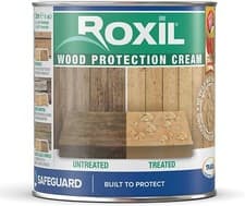 Image of Roxil Wood Protection Cream - Wood Sealer, Waterproofing Clear Treatment