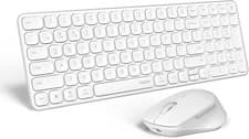 Image of RAPOO Wireless US Keyboard Mouse Combo, Blade-Series 99-Key THIN Quiet 40% OFF!