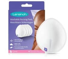 Image of Lansinoh Washable Nursing Pads - 4 Washable Pads and Bag
