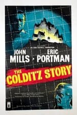 Image of Historic The Colditz Story 1955 Movie Advertising Postcard