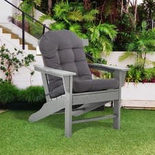 Image of Outdoor Chair Seat Pads High-Back Rocking Chair Cushion Waterproof Patio Cushion