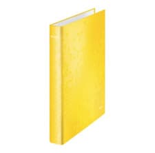 Image of Leitz WOW Ring Binder Yellow A4 25mm (10 Pack)Free 24h Delivery