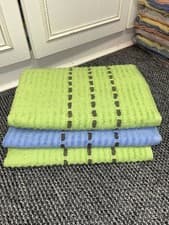 Image of Bath Towels Pack 3 Size 70cm X 140cm 100% Egyption Cotton