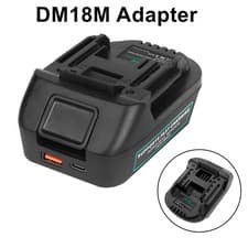 Image of DM18M Battery Adapter To Make 18v Dewalt Battery Fit For Makita 18v Power Tools