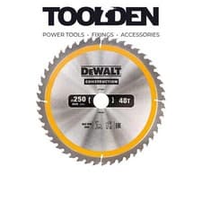 Image of DeWalt DT1957 Stationary Construction Circular Saw Blade 250 x 30mm 48T