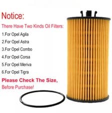Image of Oil Filter For Chevrolet Trax Opel Agila Corsa Vectra Vauxhall Petrol 93185674 