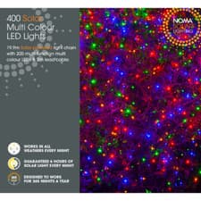 Image of 400 Noma Multi-Colour LED Solar String Lights - 39.9M