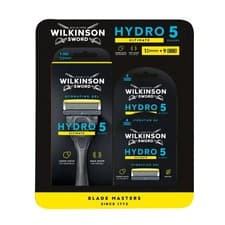 Image of Wilkinson Sword Hydro 5 Ultimate Razor Handle + 9 Blades Refill