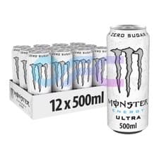 Image of Monster Energy Drink 12 Pack (12 x 500ml) Carbonated Sports Beverage Drinks