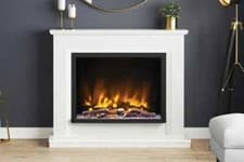 Image of Elgin & Hall PRZYM Alesso Marble Electric Fireplace Suite