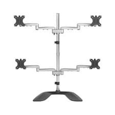 Image of StarTech Quad Monitor Stand 2 x 2 Up to 32" Freestanding Height Adjustable Tilt