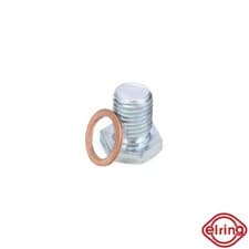 Image of ELRING 455.740 OIL SUMP DRAIN PLUG M12x1.5x16 + SEAL RING BMW/MINI TOYOTA