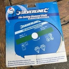 Image of Tile Cutting Diamond Blade  180x22.23mm Continuous Rim Silverline 