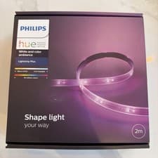Image of Philips Hue 2m White And Colour Lightstrip Plus Shape Light NEW UK Post