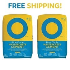 Image of Blue Circle Mastercrete Cement 50kg Pack 2 Weather Resistant General Cement