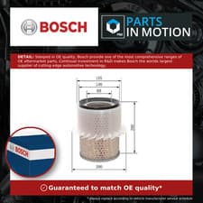 Image of Air Filter fits MITSUBISHI PAJERO Mk2 2.5D 91 to 99 4D56-T Bosch MD620563 New