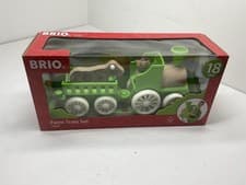Image of Bnwt Brio My Home Town - Farm Train Set Gift