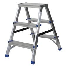 Image of Drabest Aluminium Double Sided Step Ladders 2 - 8 Tread