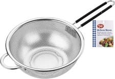 Image of 20.5cm Sieve Kitchen Fine Mesh Strainer Dusting Icing Sugar Cake Decoration