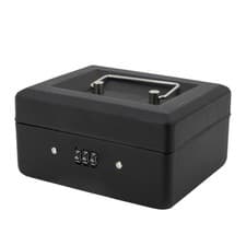 Image of Time to Sparkle 6" 8" 10" 12" Metal Cash Box Combination lock Securuty Deposit