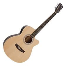 Image of Single Cutaway Electro Acoustic Guitar by Gear4music