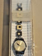 Image of Swatch Swiss Swatch AG 2002 Ladies Quartz Watch New Battery Working Boxed Rare