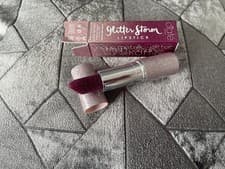 Image of BRAND NEW IN BOX CIATE GLITTER STORM LIPSTICK - ELEKTRA - DEEP PURPLE GLITTER