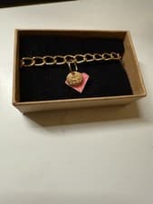 Image of Gold Cabin Juicy Couture Bracelet With Charms