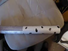 Image of Brand New 7 identical rolls wallpaper black white splash Dunelm