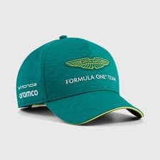 Image of Aston Martin Team Cap ,  2026, Green and Black, Adjustable, Official Merchandise