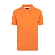 Image of boss pallas polo shirt mens in orange size S
