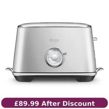 Image of Sage The Toast Select Luxe BTA735BSS 2 Slice Toaster Brushed Stainless Steel.