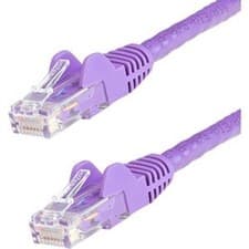 Image of Startech 2M Cat6 Ethernet Cable Purple Snagless Gigabit 100W Poe Utp 250Mhz Cate