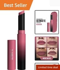 Image of Lightweight Matte Lipstick - Color Sensational 599 More Mauve in Tube
