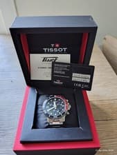 Image of Tissot T120.417.11.051.01 Men's Swiss Quartz Watch, Black Dial, Stainless Steel