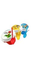 Image of 3 x Kellogg’s Kids School Cereal Travel Bowl Corn Flakes Coco Pops Rice Krispies