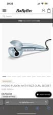 Image of BaByliss Hydro-Fusion Anti-Frizz Curl Secret