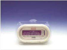 Image of 1LB/2LB 40PACK LOAF TIN LINER PAPER CAKE BAKING CASE NON STICK BAKING BREAD TRAY