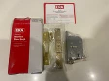 Image of 5 lever mortice deadlock 2.5 brass 201-31 ERA new opened never used