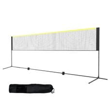 Image of Uimoso 17ft Portable Net Set for Badminton, Volleyball, Pickleball, and Tennis